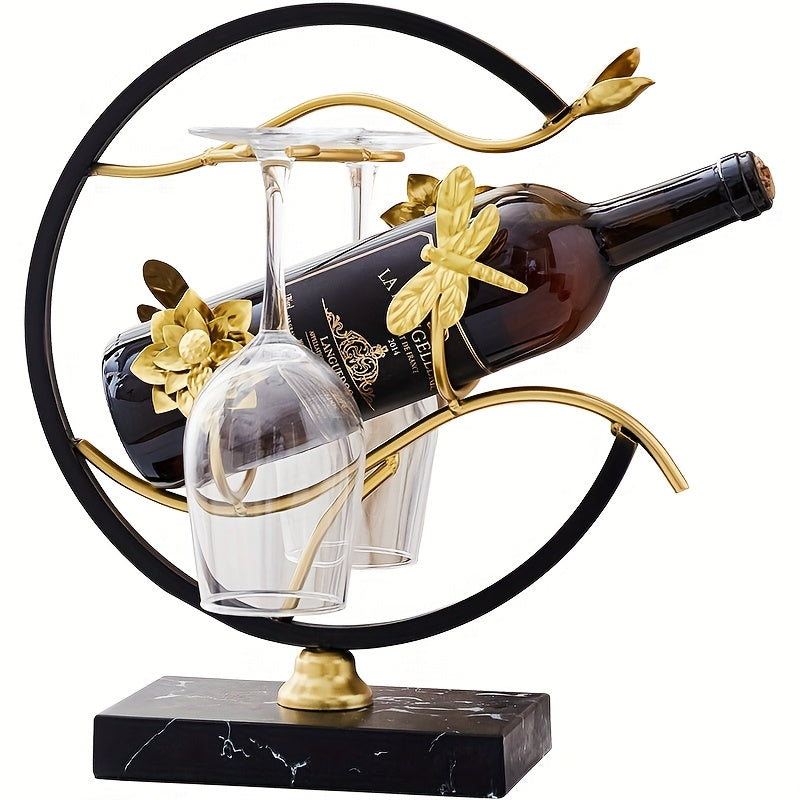 1 peça elegante para decoração de porta-vinhos de lótus