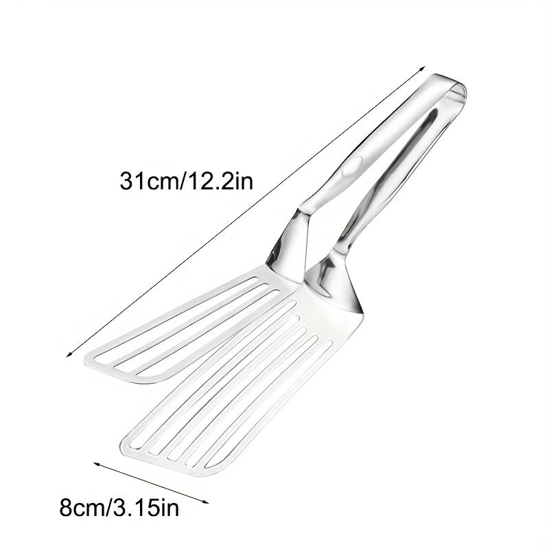 Prendedor de alimentos multifuncional de aço inoxidável - 1 peça