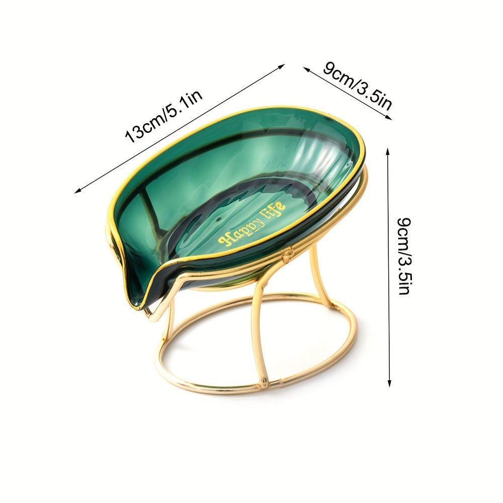 porta-sabonete elegante oval de ferro forjado - 1 peça