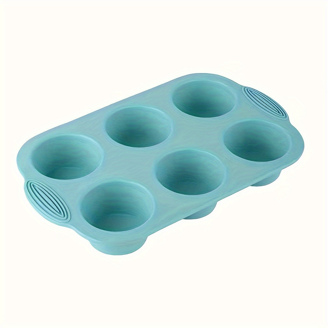 Forma antiaderente de silicone para muffins com 6 grades
