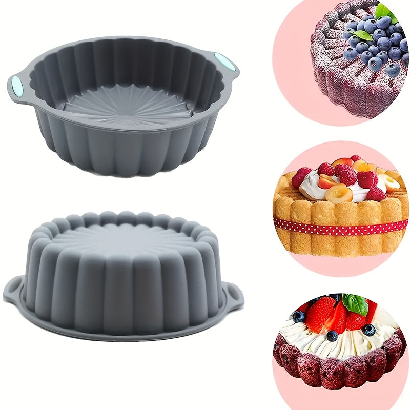 Forma de silicone para assar bolos - 1 peça