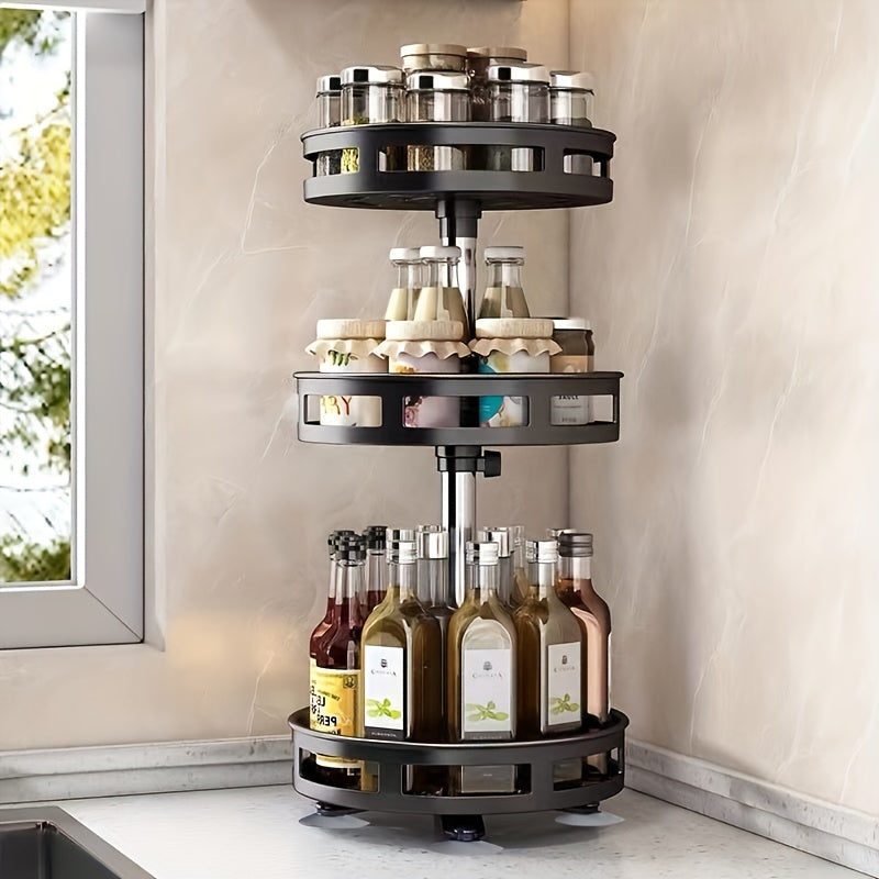 Organizador de cozinha giratório de 360 graus