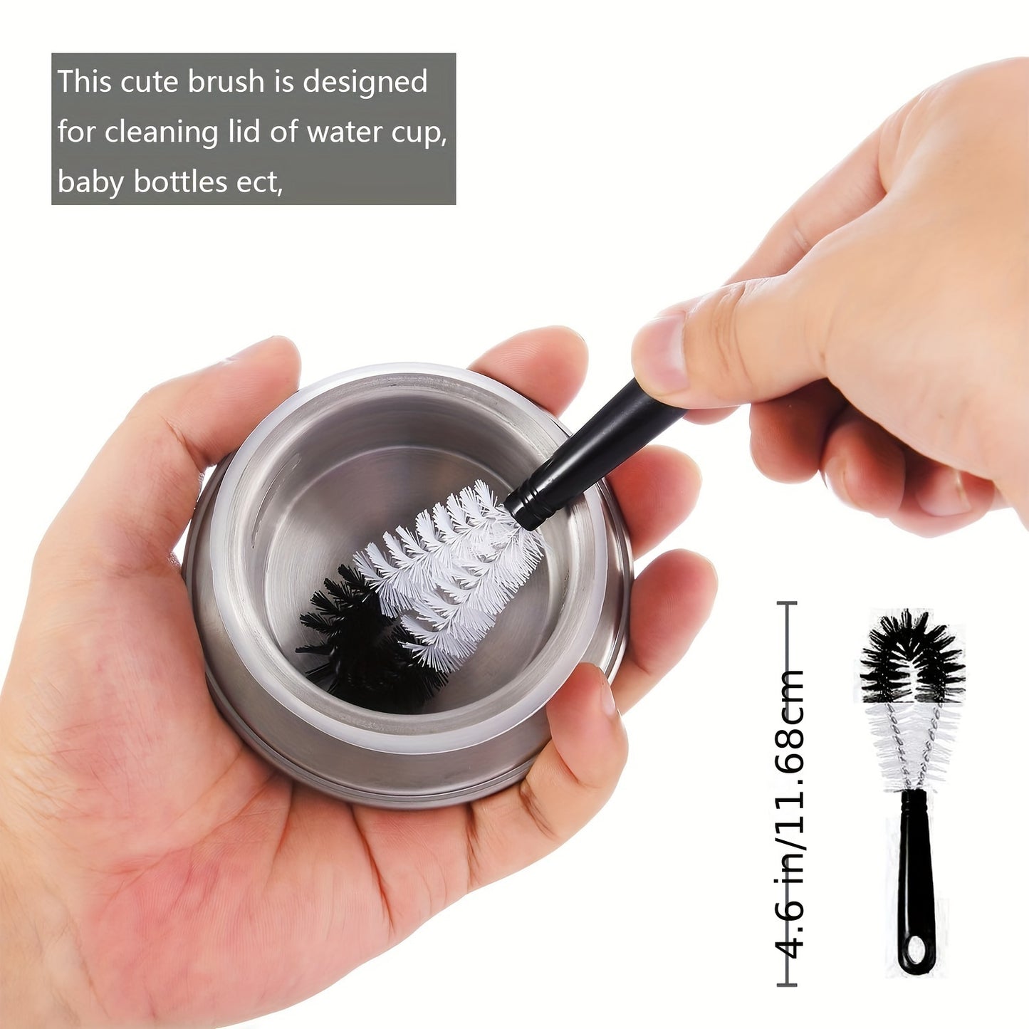 Conjunto de 8 escovas para lavar garrafas