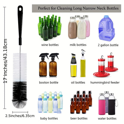 Conjunto de 8 escovas para lavar garrafas