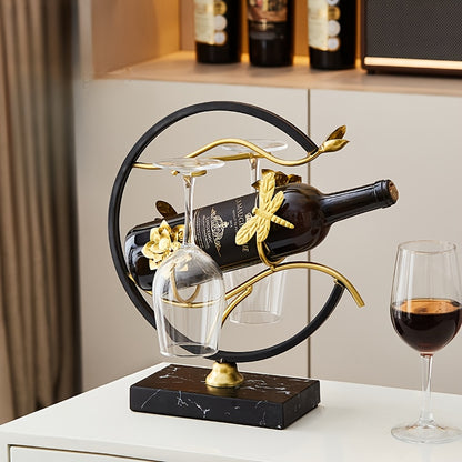 1 peça elegante para decoração de porta-vinhos de lótus