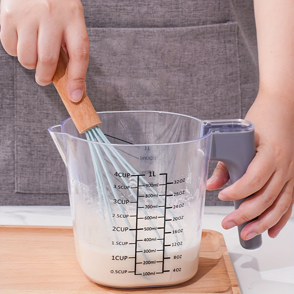 Conjunto de 9 xícaras e colheres medidoras com funil