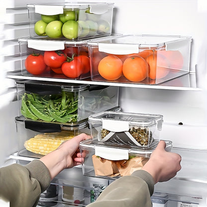 4 caixas de armazenamento + 4 tampas de vedação