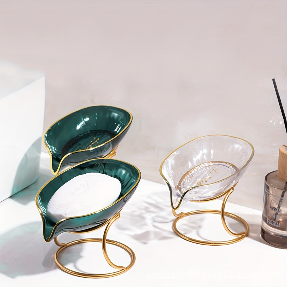 porta-sabonete elegante oval de ferro forjado - 1 peça