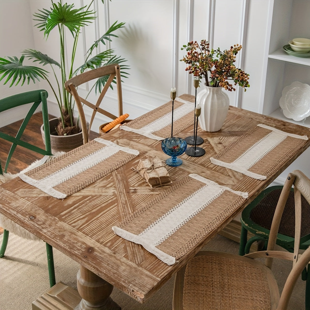 Jogo Americano - Conjunto de 4 ou 6 estilo boho