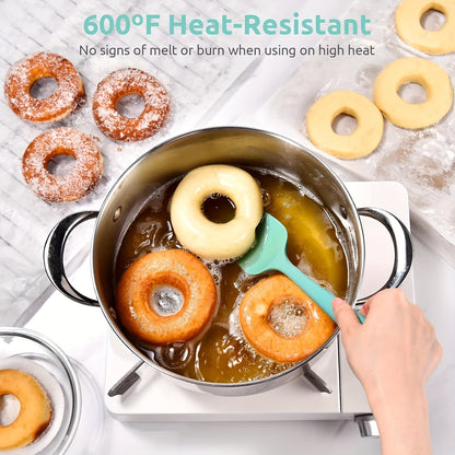 Conjunto de 4 espátulas de silicone resistentes ao calor