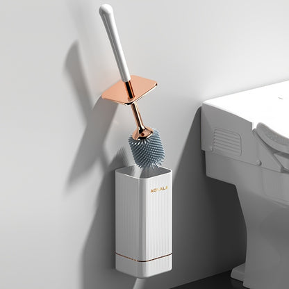 Conjunto de suporte para escova de vaso sanitário de parede Aokala - 2 peças