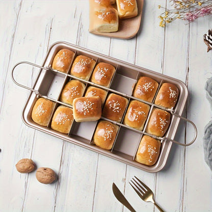 Forma antiaderente de aço carbono para brownie