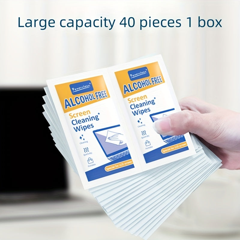 1 caixa com 40 toalhas wipes embaladas individualmente