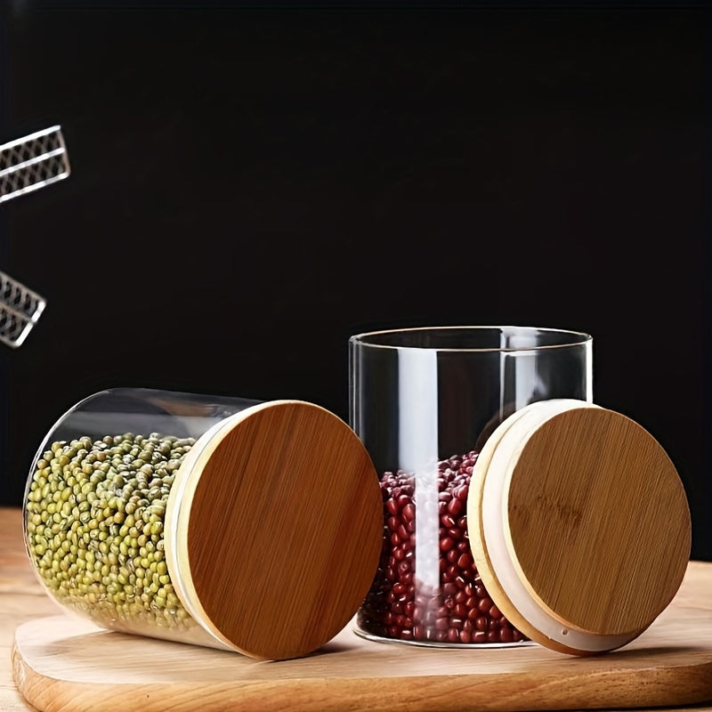 Potes de vidro resistentes ao calor - 6 peças