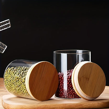 Potes de vidro resistentes ao calor - 6 peças