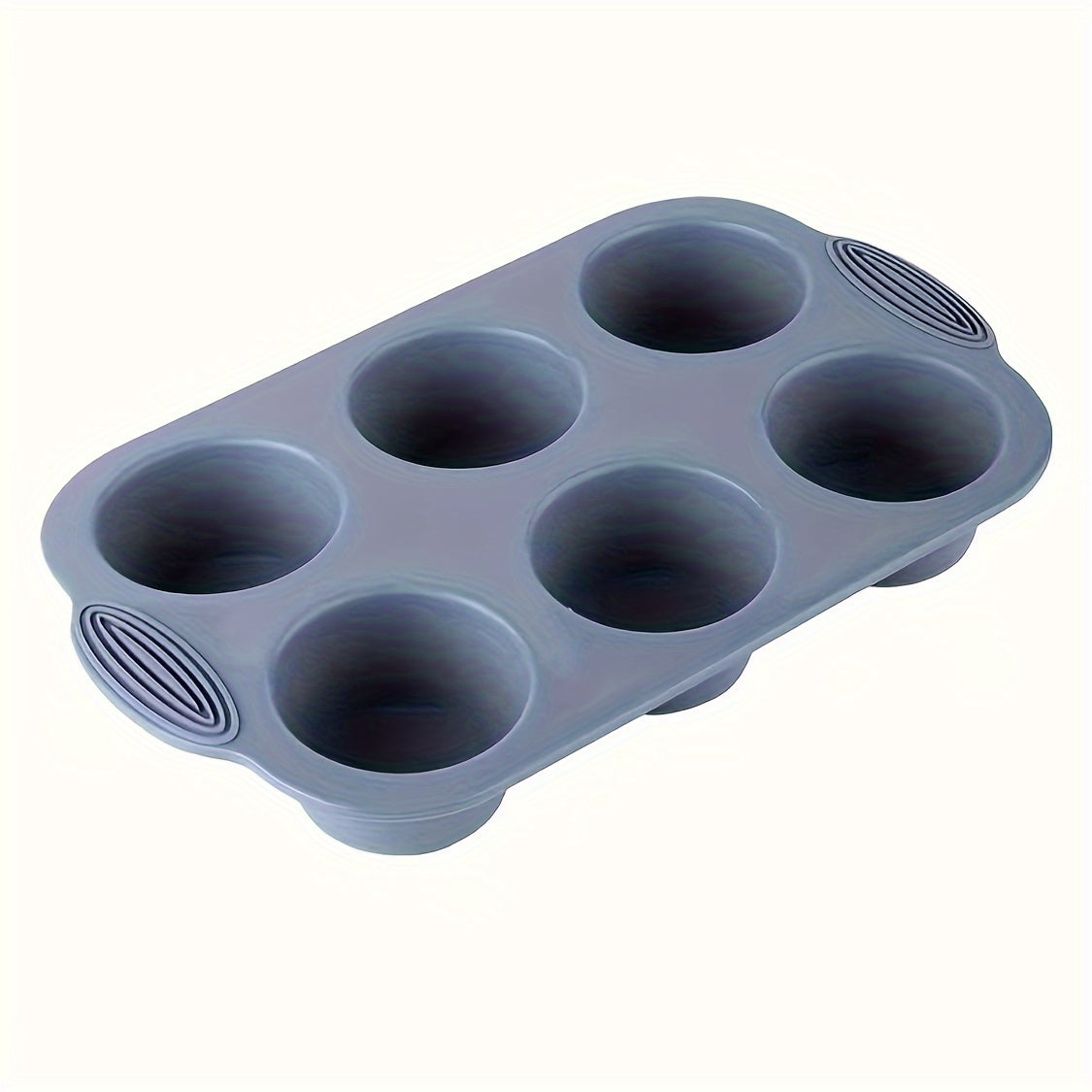 Forma antiaderente de silicone para muffins com 6 grades