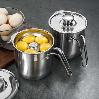 Separador de clara de ovo de aço inoxidável - 1 peça