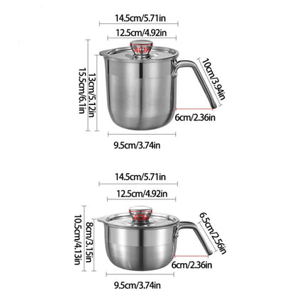 Separador de clara de ovo de aço inoxidável - 1 peça