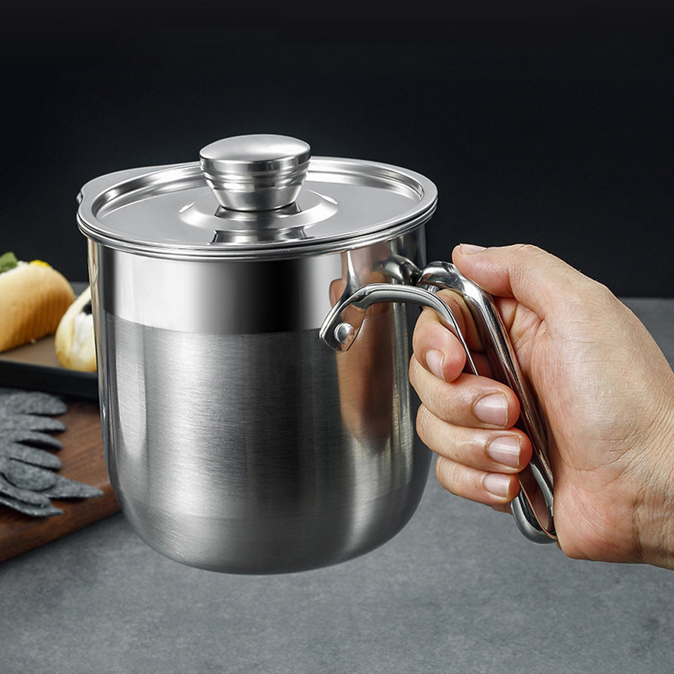 Separador de clara de ovo de aço inoxidável - 1 peça