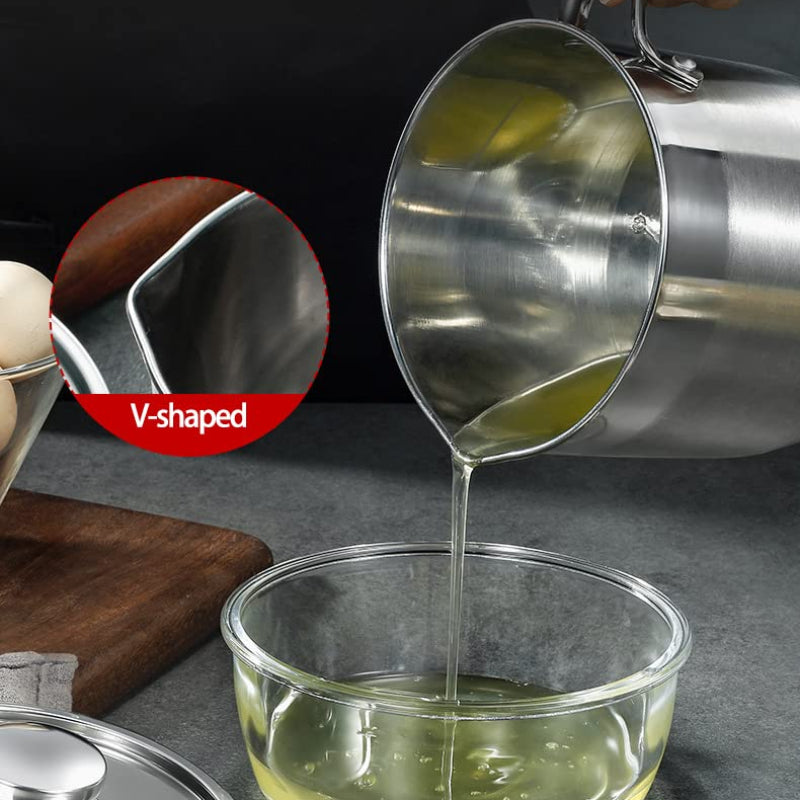 Separador de clara de ovo de aço inoxidável - 1 peça