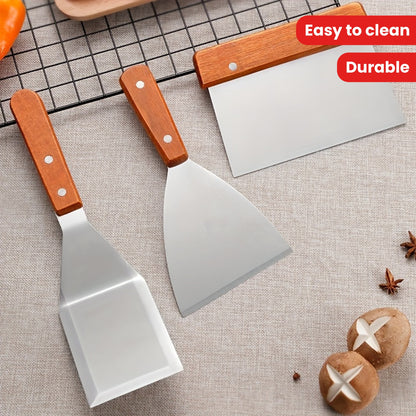 Espátulas de aço inoxidável - 1 peça