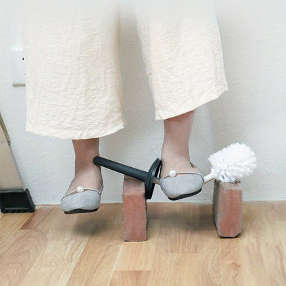 Escova sanitária moderna com suporte - 1 peça