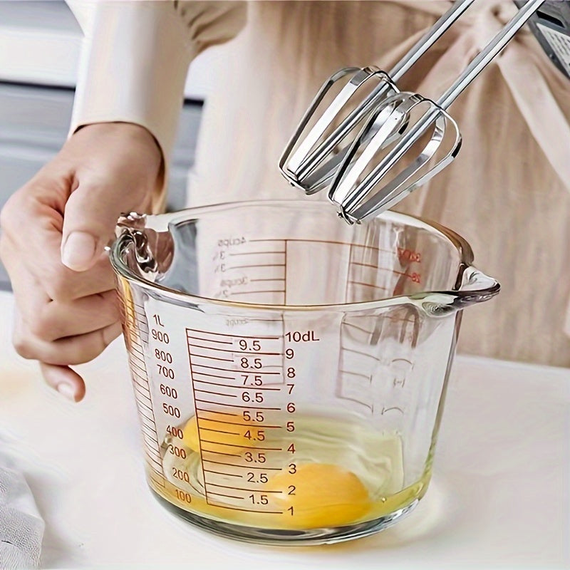 Conjunto de copos medidores de vidro