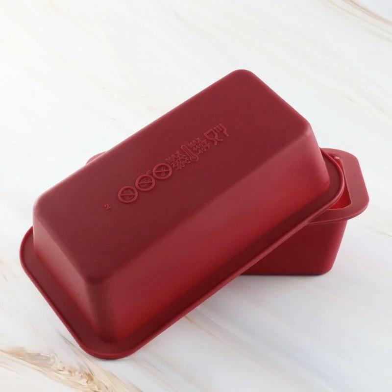 Formas de silicone retangular e antiaderente para assar - 1 peça