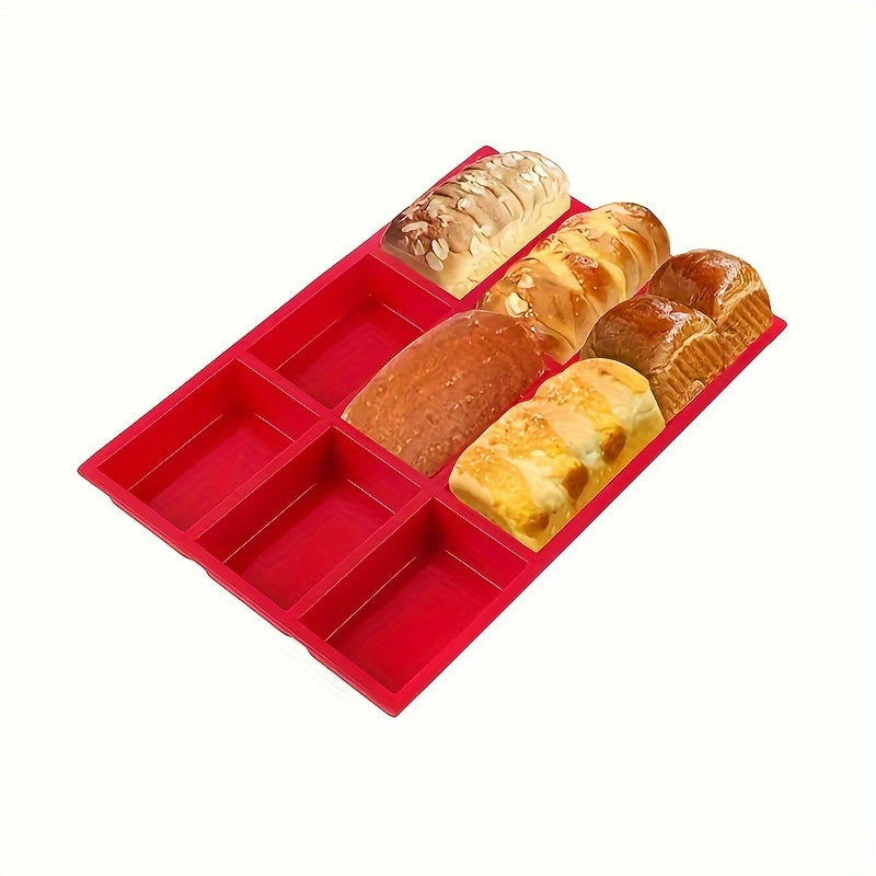 Mini forma de pão de silicone - 1 peça com 9 cavidades