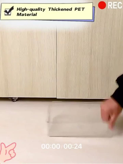 Recipientes organizadores transparentes para geladeira - 2/4/6 peças