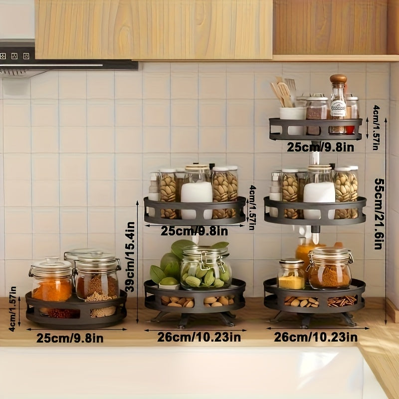 Organizador de cozinha giratório de 360 graus