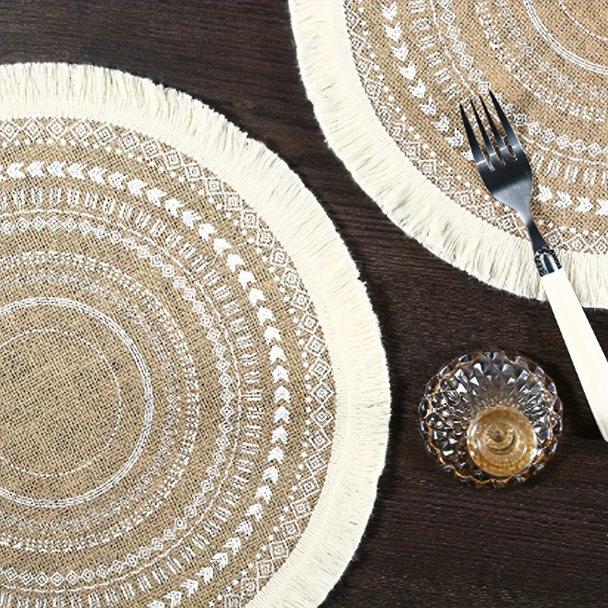 Jogo Americano térmico estilo boêmio - 6/8 peças