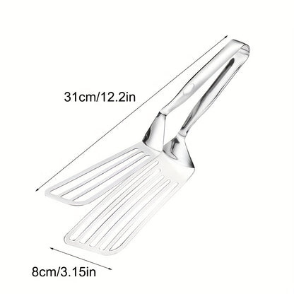 Prendedor de alimentos multifuncional de aço inoxidável - 1 peça
