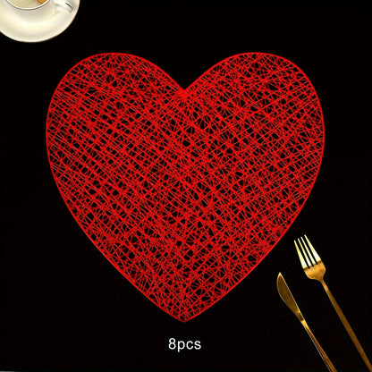 Jogo americano Love Valentine's Day - 4 peças