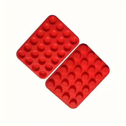 Forma de silicone antiaderente para cupcakes - 1 peça com capacidade para 24 xícaras