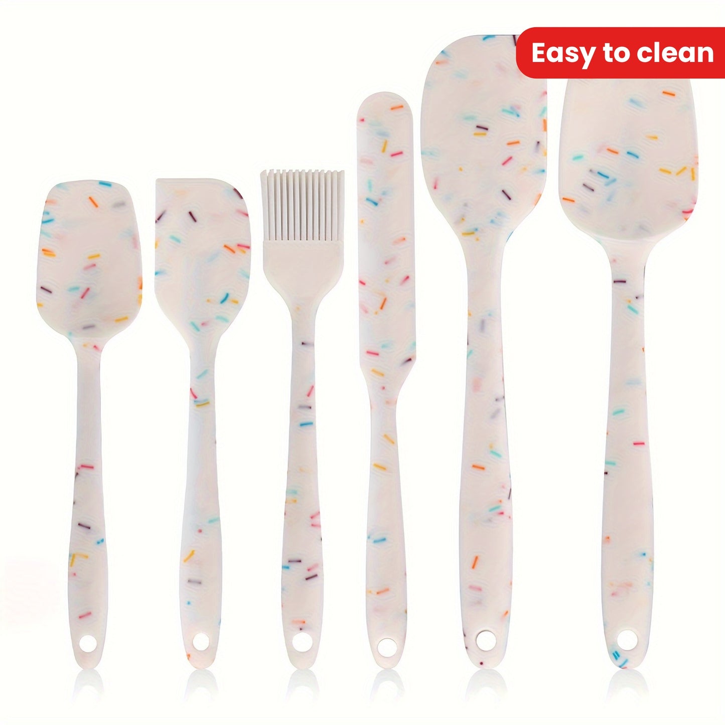 1 conjunto de espátulas de silicone para cozinha