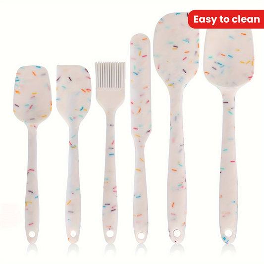 1 conjunto de espátulas de silicone para cozinha