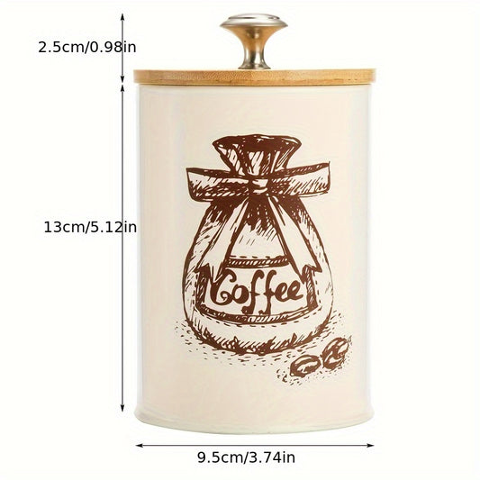 Recipientes de armazenamento com tampa de bambu com 3