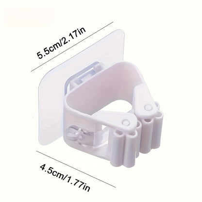 6 suportes contemporâneos de parede para esfregão e vassoura