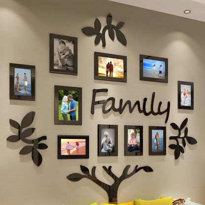 1 conjunto de decoração de parede para árvore genealógica