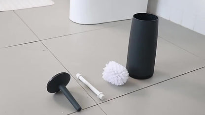 Escova sanitária moderna com suporte - 1 peça