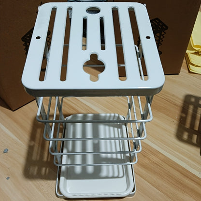 Suporte para facas de bancada com furos de drenagem