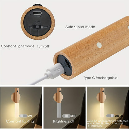 Conjunto de 2 luzes de parede LED com sensor de movimento