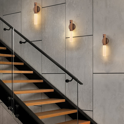 Conjunto de 2 luzes de parede LED com sensor de movimento