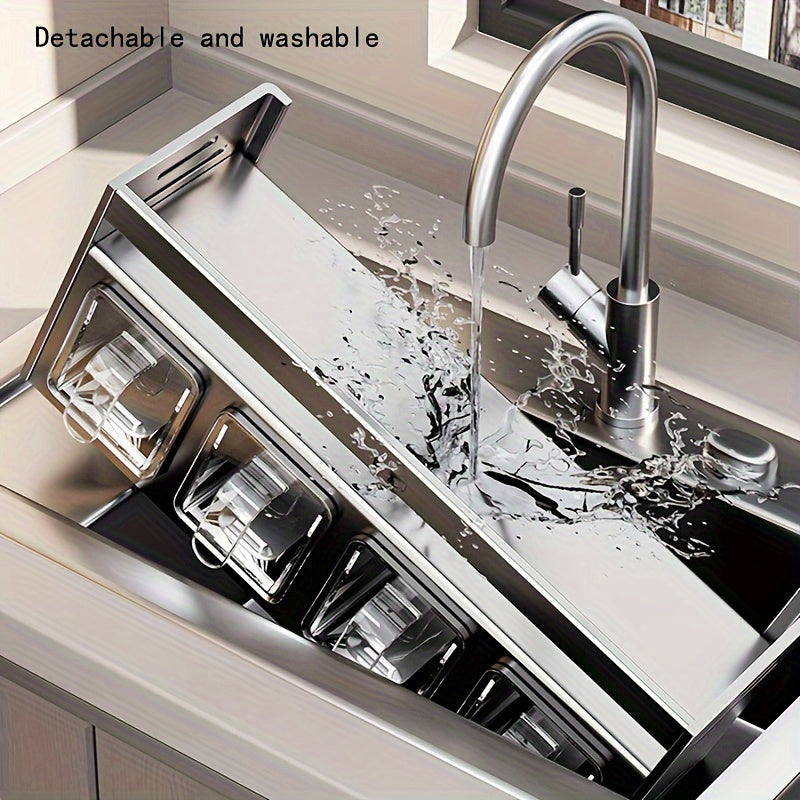 Organizador de temperos de aço inoxidável