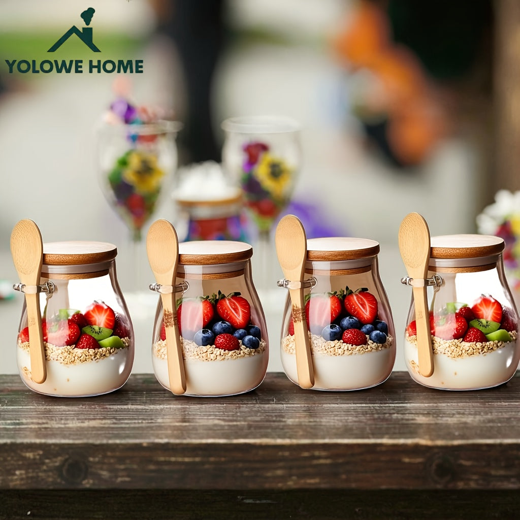 Copos de vidro YOLOWE HOME - 1/2/3/4 peças