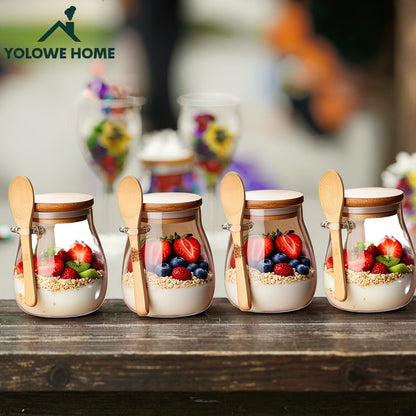 Copos de vidro YOLOWE HOME - 1/2/3/4 peças