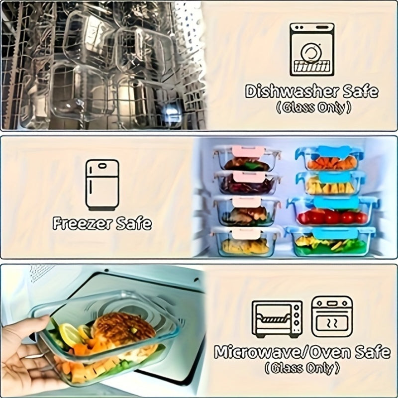 Caixa Bento de vidro de 370 ml - 1 peça