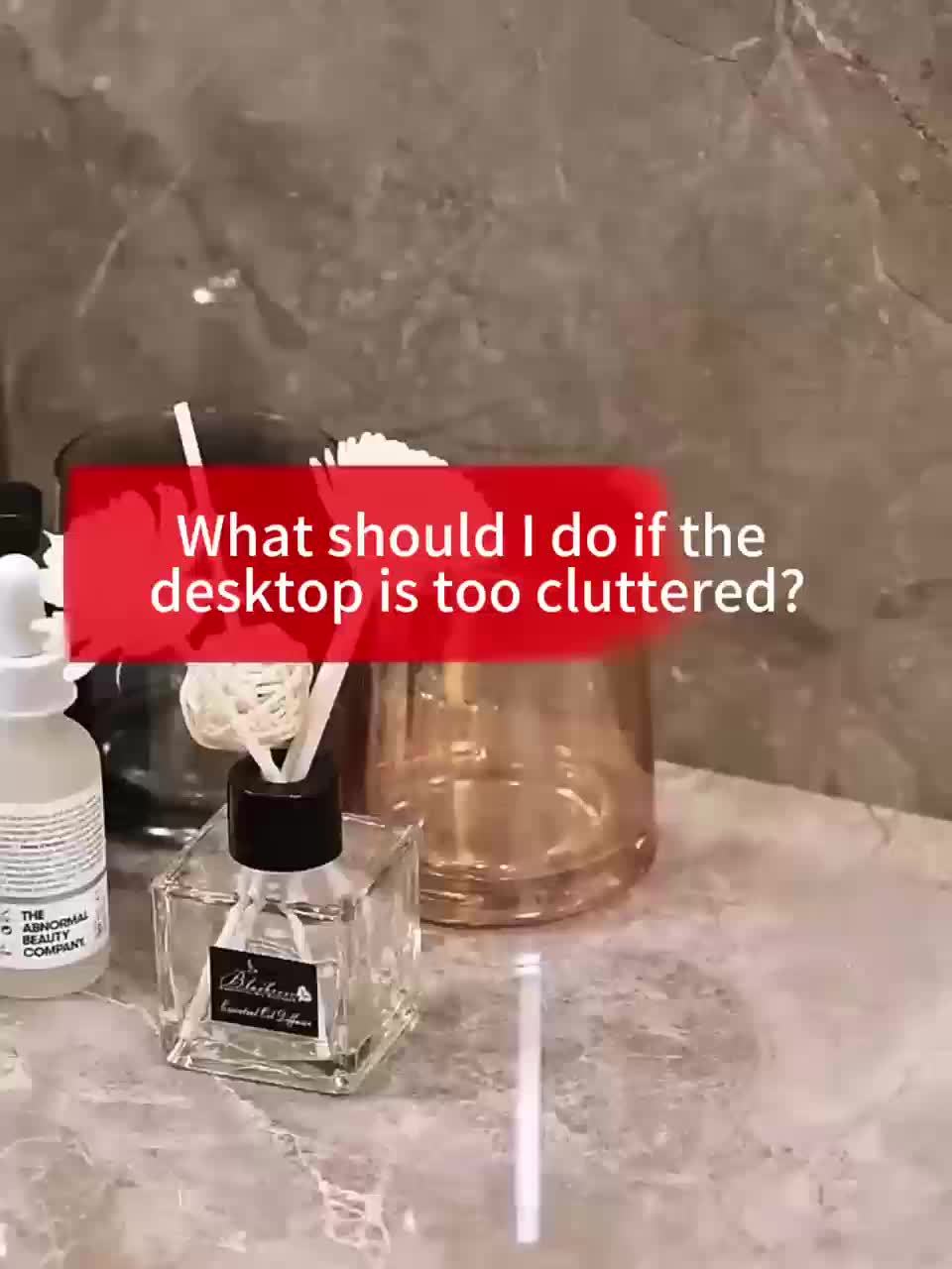 Suporte de armazenamento de cosméticos de camada dupla - 1 peça