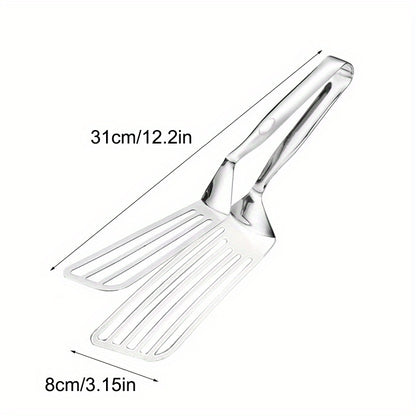 Prendedor de alimentos multifuncional de aço inoxidável - 1 peça